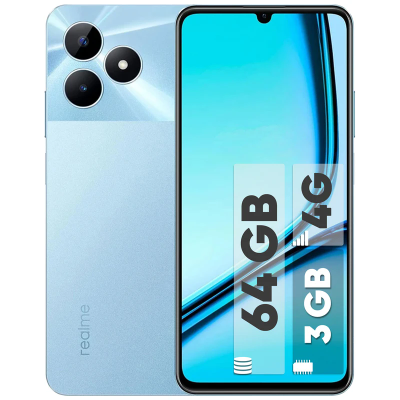 گوشی موبایل ریلمی مدل Note 50 دو سیم کارت ظرفیت 64 گیگابایت و رم 3 گیگابایت - 18 ماه گارانتی شرکتی و ریجستر شده