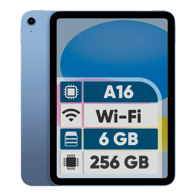 آیپد 11 اینچ اپل مدل iPad A16 2025 Wi-Fi ظرفیت 256 گیگابایت و رم 6 گیگابایت - گارانتی دارد