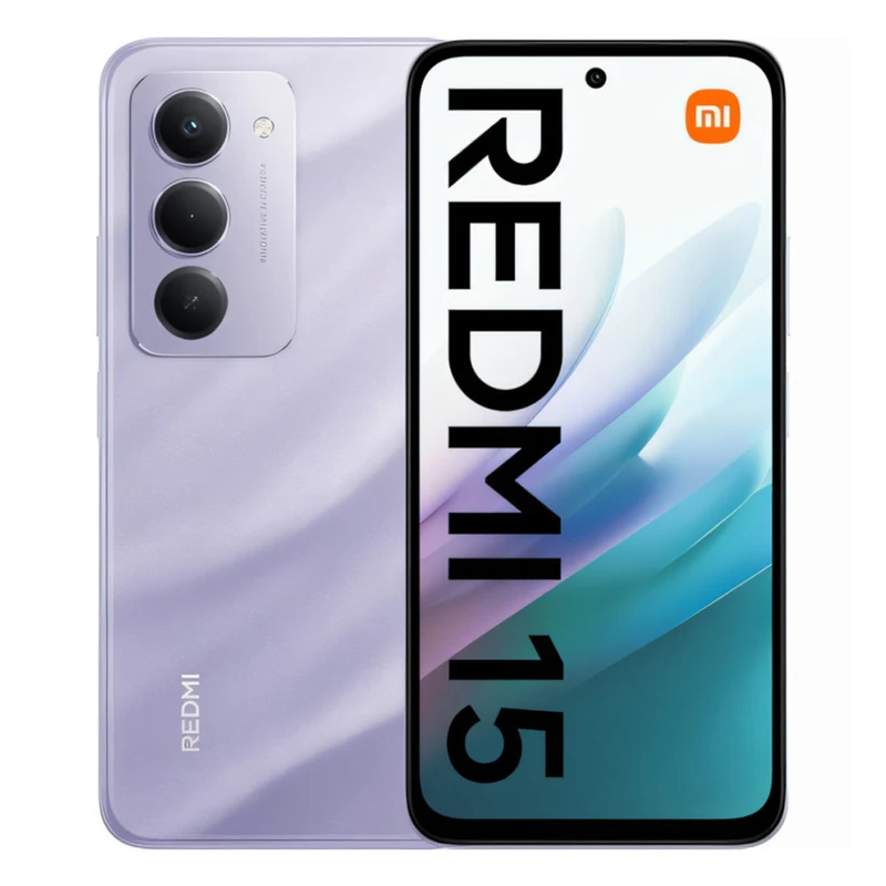 گوشی موبایل شیائومی مدل Redmi 15 4G دو سیم کارت ظرفیت 128 گیگابایت و رم 8 گیگابایت - گلوبال - دارای 18 ماه گارانتی و ریجستر شده