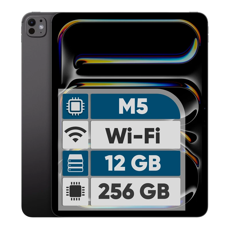 آیپد 13 اینچ اپل مدل IPad Pro 2025 M5 Wi-Fi ظرفیت 256 گیگابایت و رم 12 گیگابایت - گارانتی دارد
