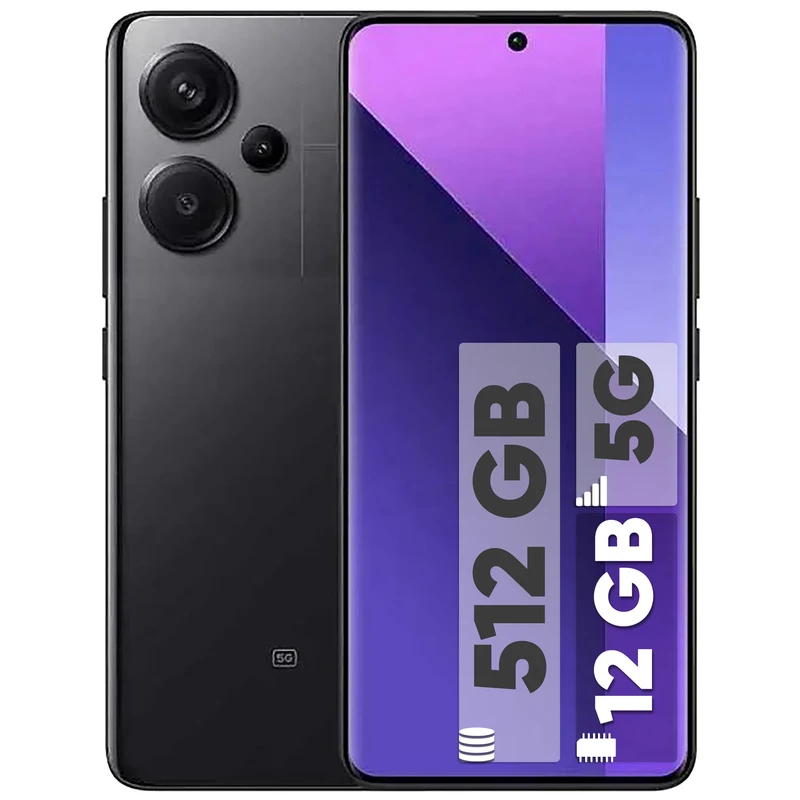 گوشی موبایل شیائومی مدل Redmi Note 13 Pro Plus 5G ظرفیت 512 گیگابایت رم 12 گیگابایت به همراه شارژر - 18 ماه گارانتی شرکتی و ریجستر شده